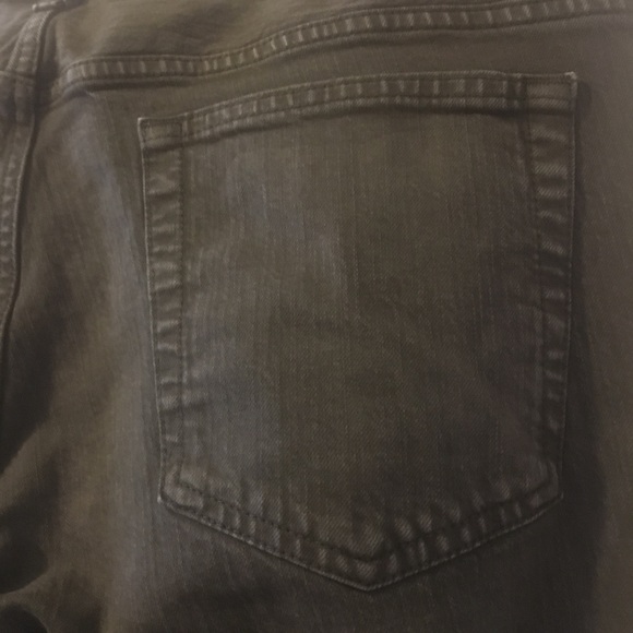 Flag And Anthem Oakland Slim Dark Gray/Green Denim Jeans Size 35x32 - Picture 3 of 3